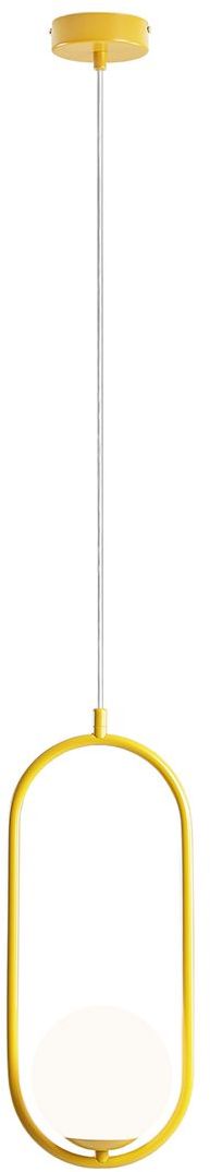 Aldex Riva lampa wisząca 1x10 W żółta 1086G14