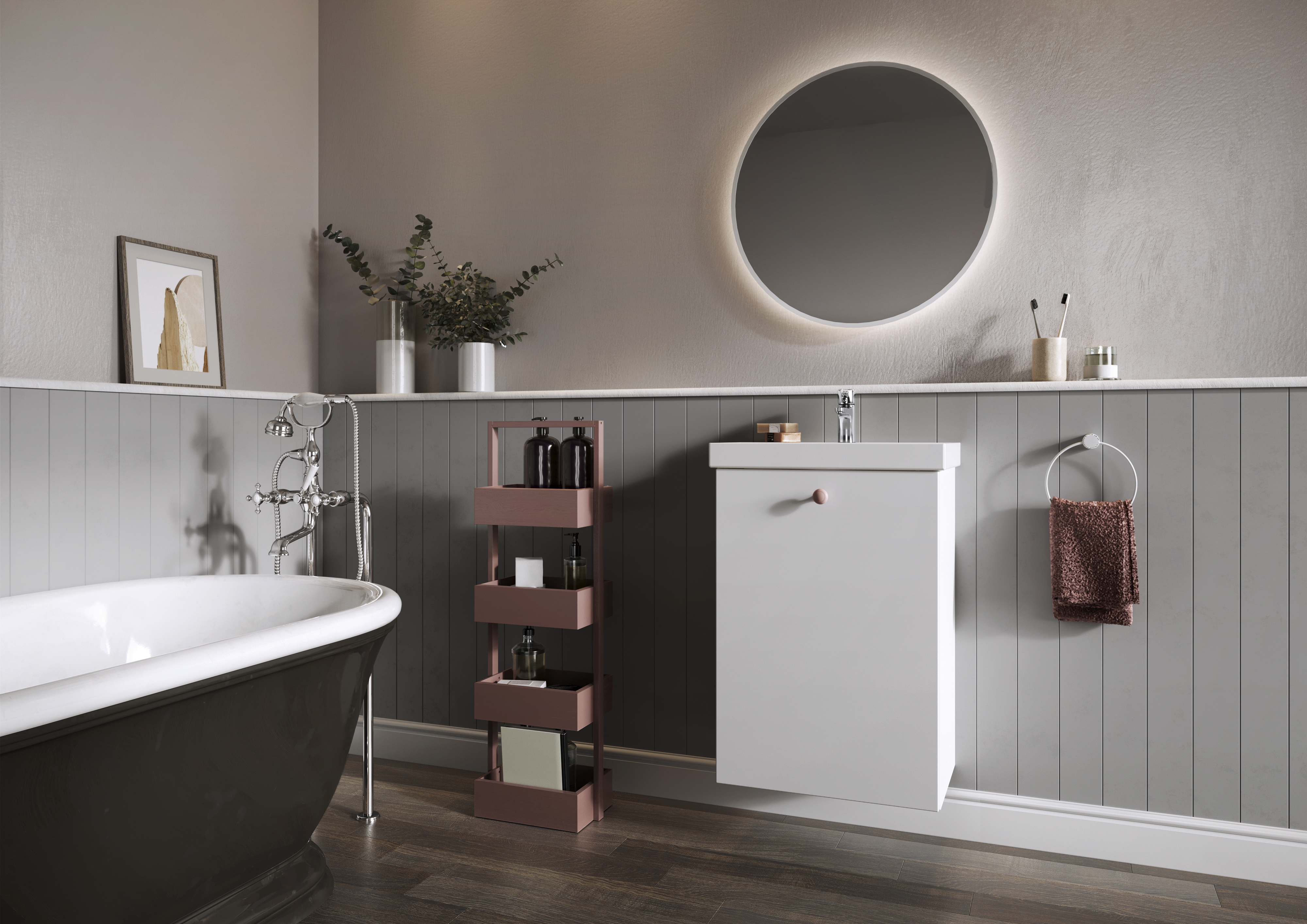 Elita Kido uchwyt szafki gałka różowy mat RE068296003240