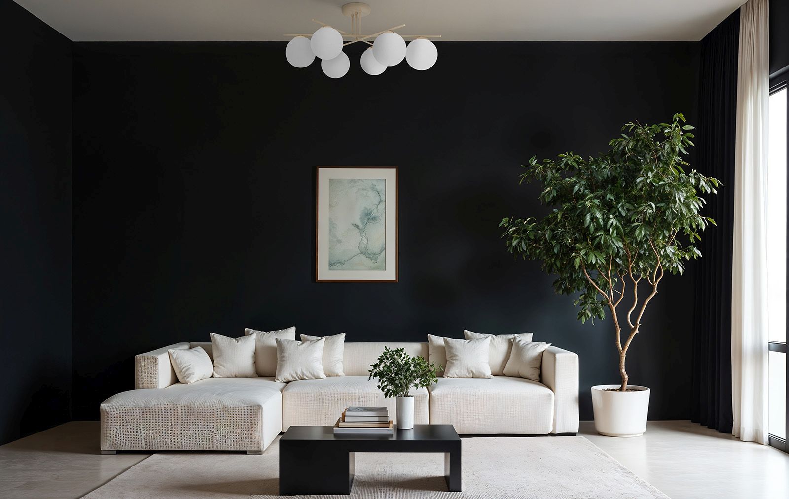 Kaja Savia lampa podsufitowa 6x10 W biała-złota-beżowa K-5794