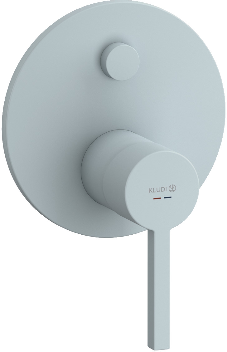 Kludi Nova Fonte Puristic bateria wannowo-prysznicowa podtynkowa niebieski mat 20759O415