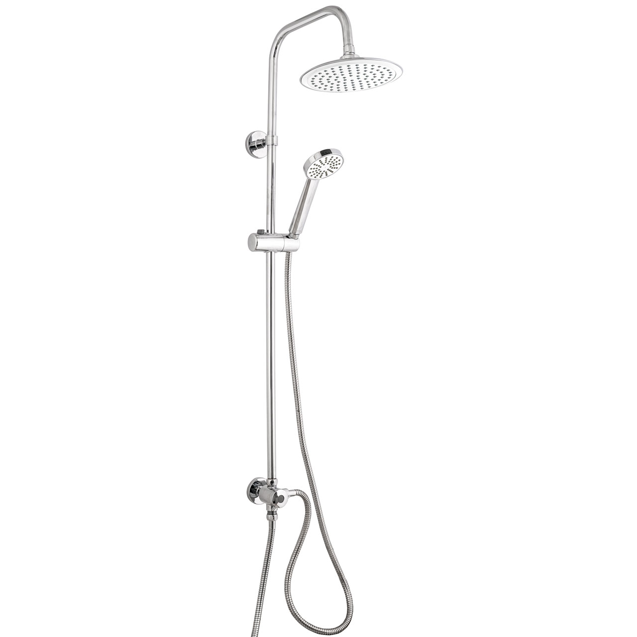 Duschy Canaria zestaw prysznicowy ścienny z deszczownicą chrom 427-90