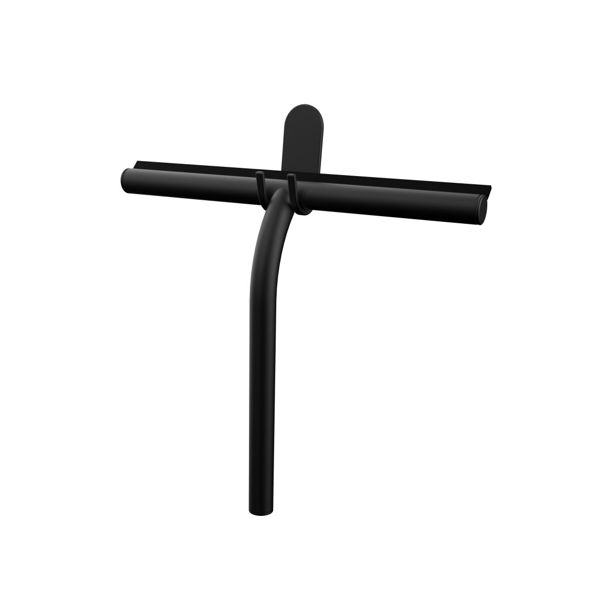 Oltens Glomma ściągaczka do wody z uchwytem czarny mat 99001300 - Wysyłka w 24h