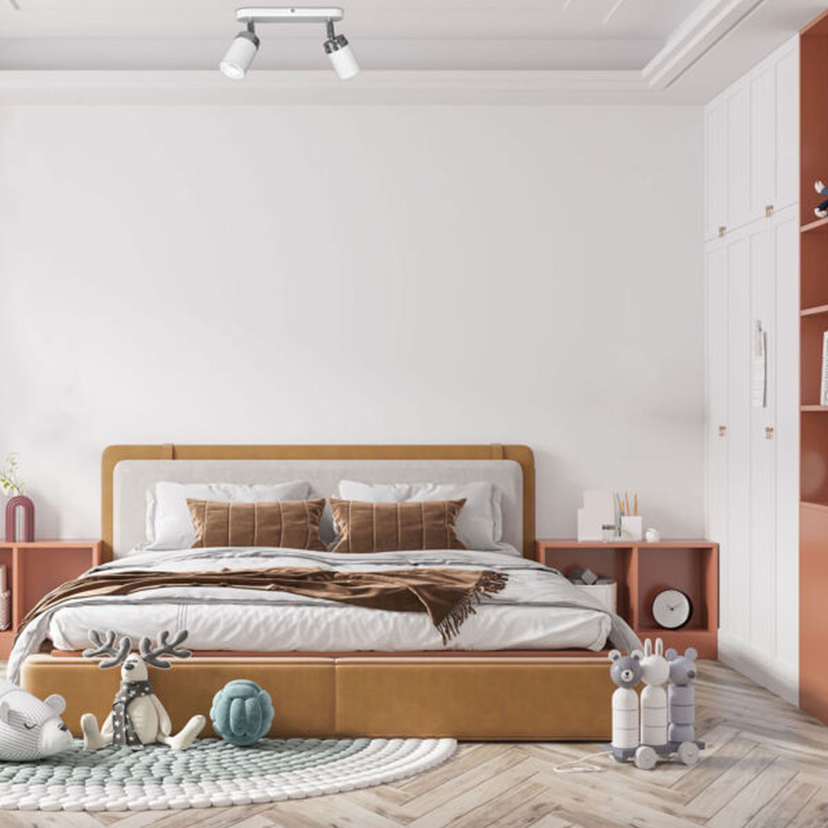 Luminex Reno lampa podsufitowa 2x8W biały/chrom 5137