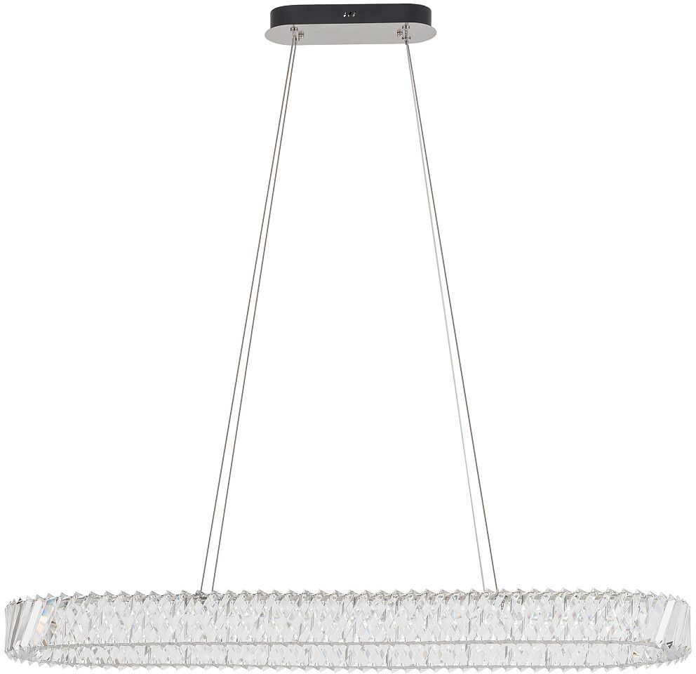 Nowodvorski Lighting Luxora Oval lampa wisząca 1x40 W przezroczysta 11707