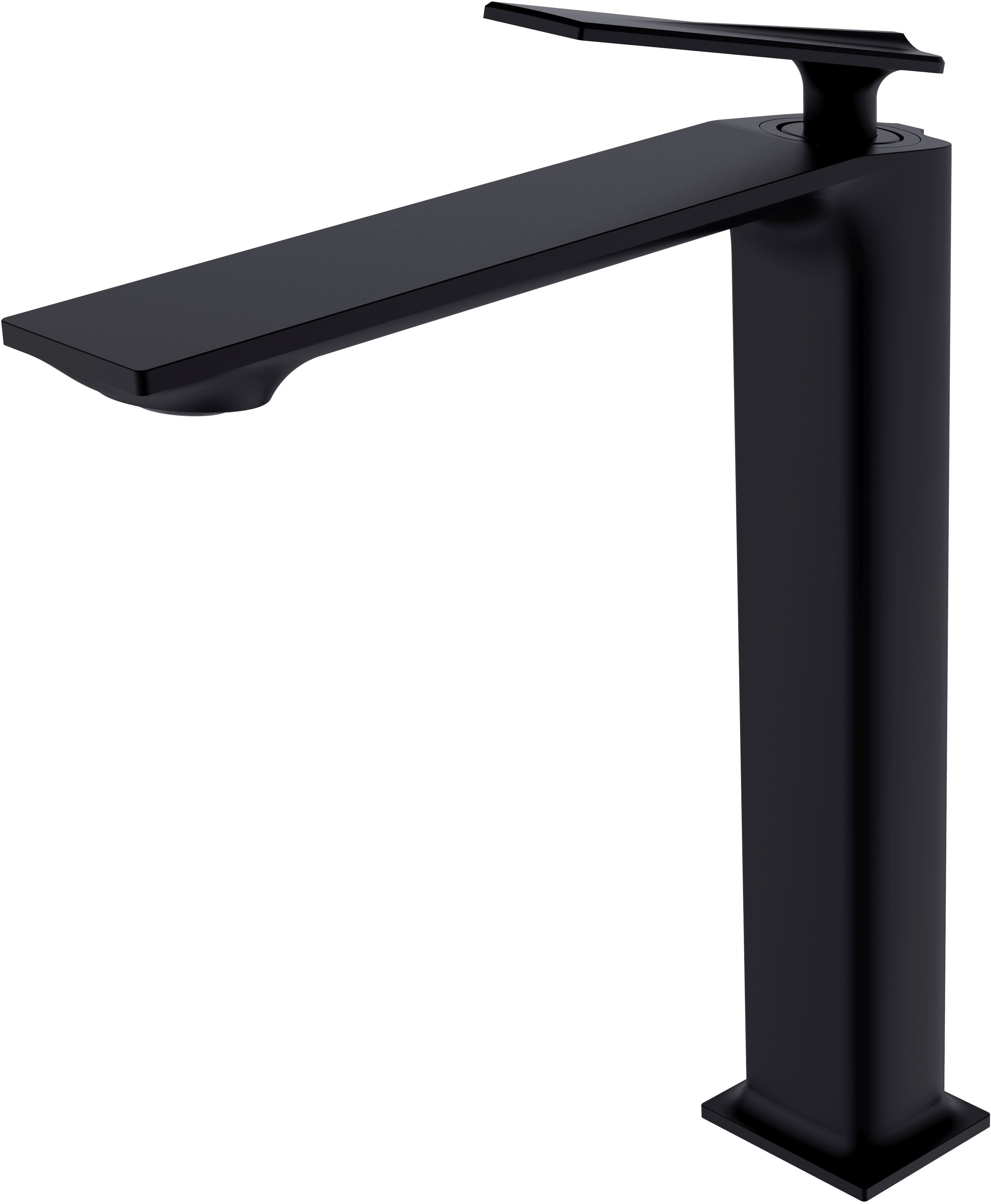 Besco Aspira I bateria umywalkowa wysoka czarny mat BU-AI-CZ