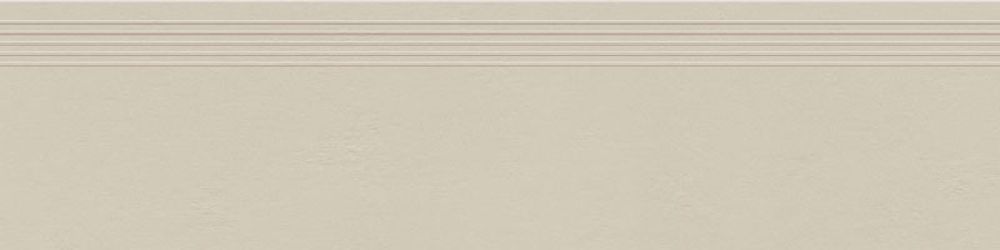 Tubądzin Industrio Cream stopnica 119,8x29,6 cm beżowa