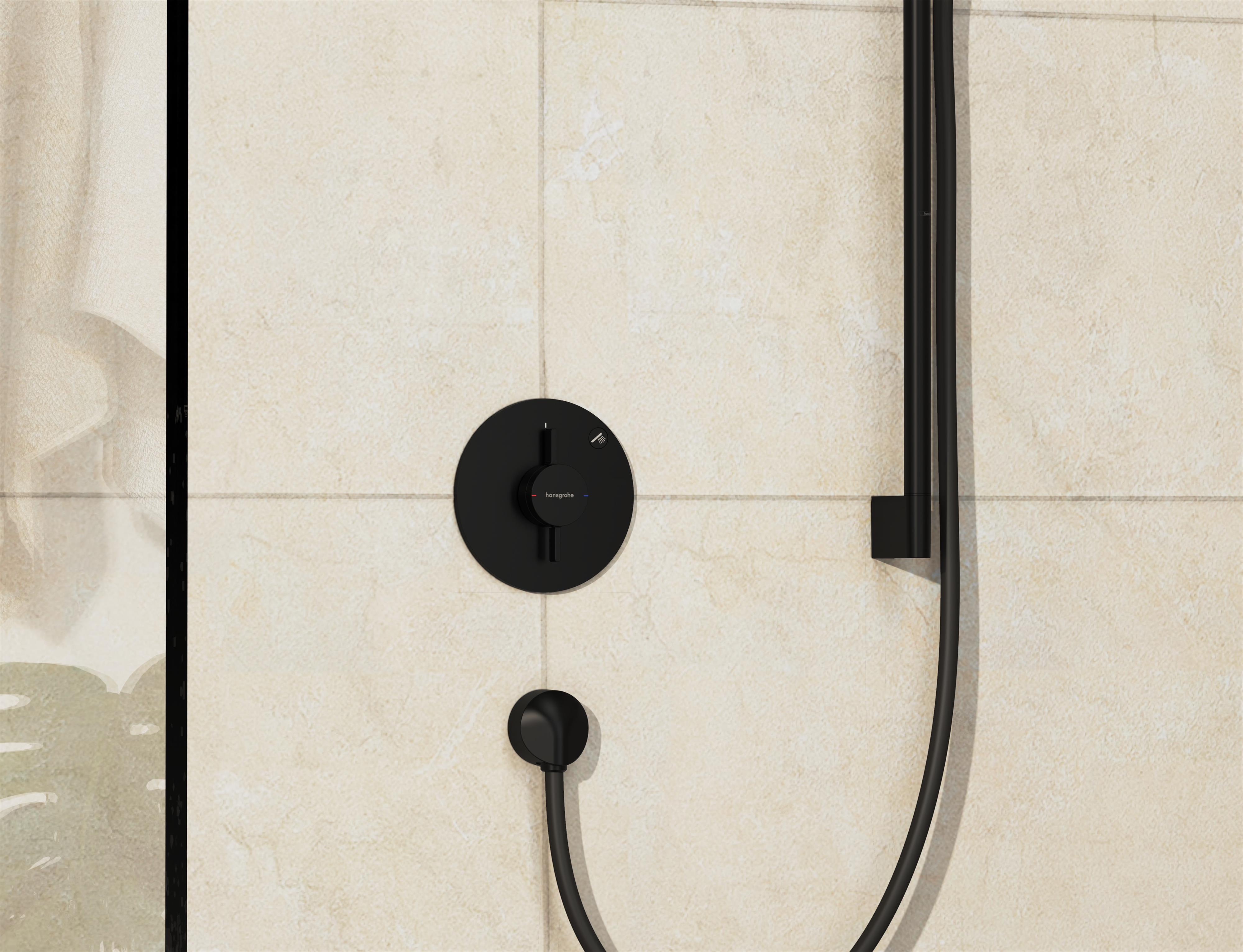 Hansgrohe DuoTurn S bateria prysznicowa podtynkowa czarny mat 75618670