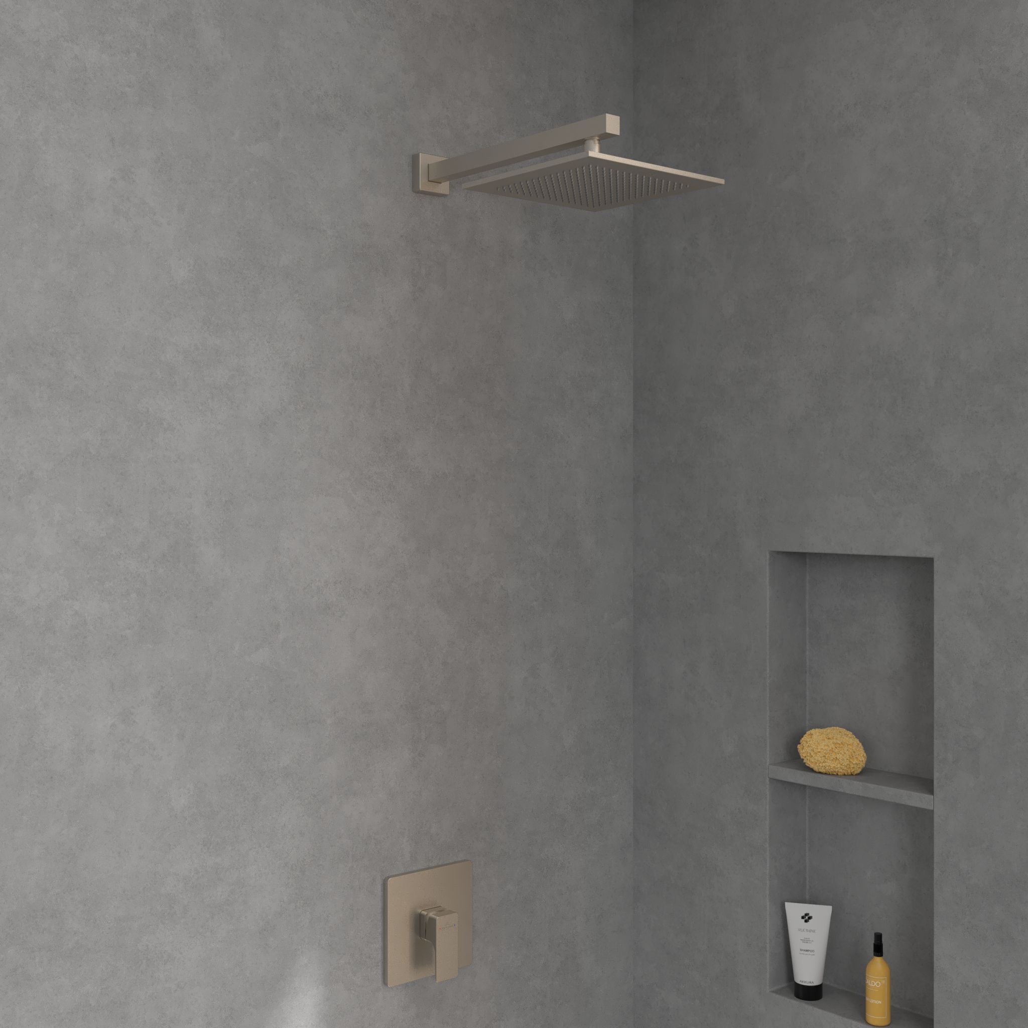 Villeroy & Boch Subway 3.0 bateria prysznicowa podtynkowa nikiel szczotkowany TVS11200200064 - Wysyłka w 24h