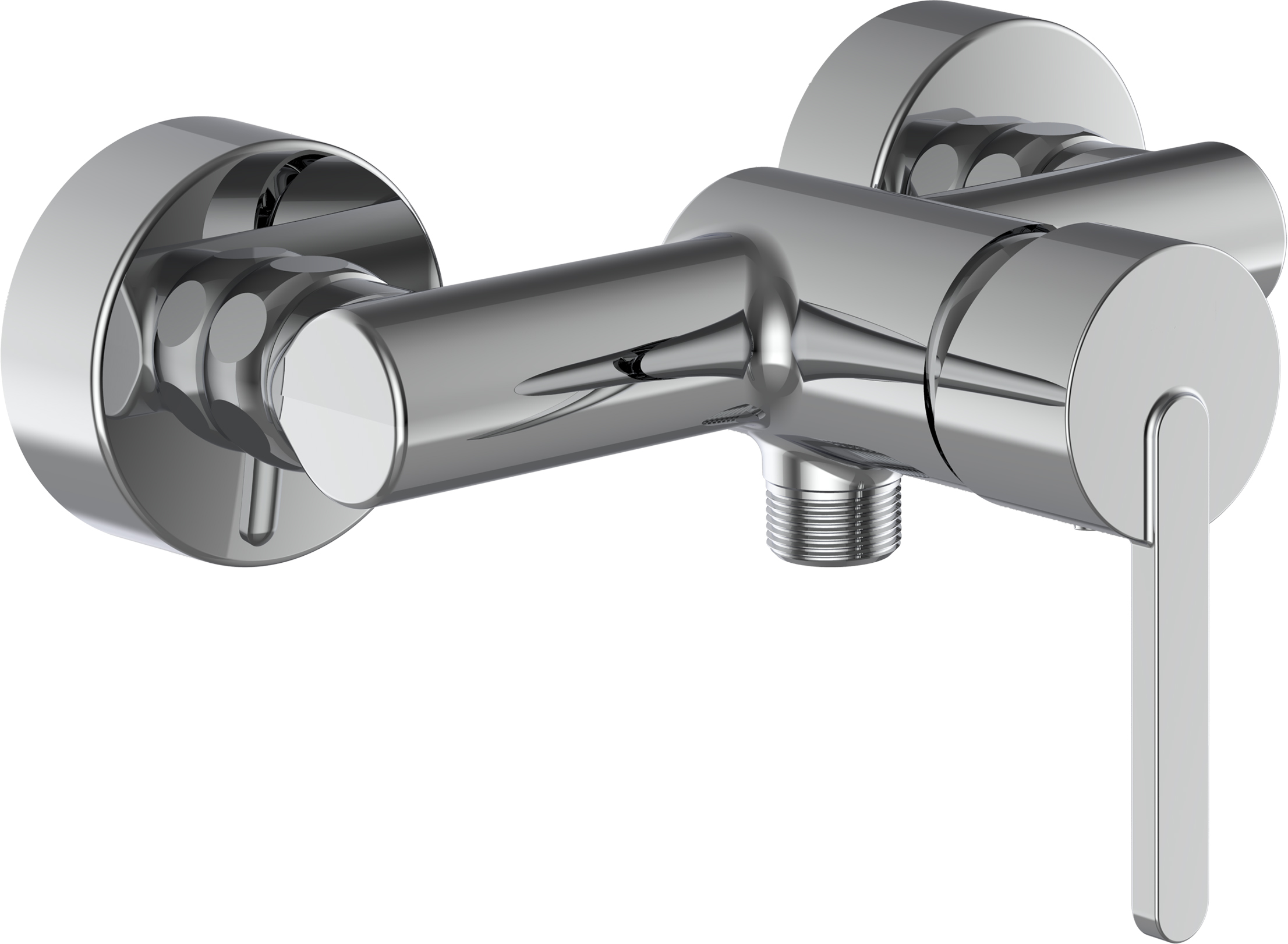 Laufen Lua bateria prysznicowa ścienna chrom H3310810044001