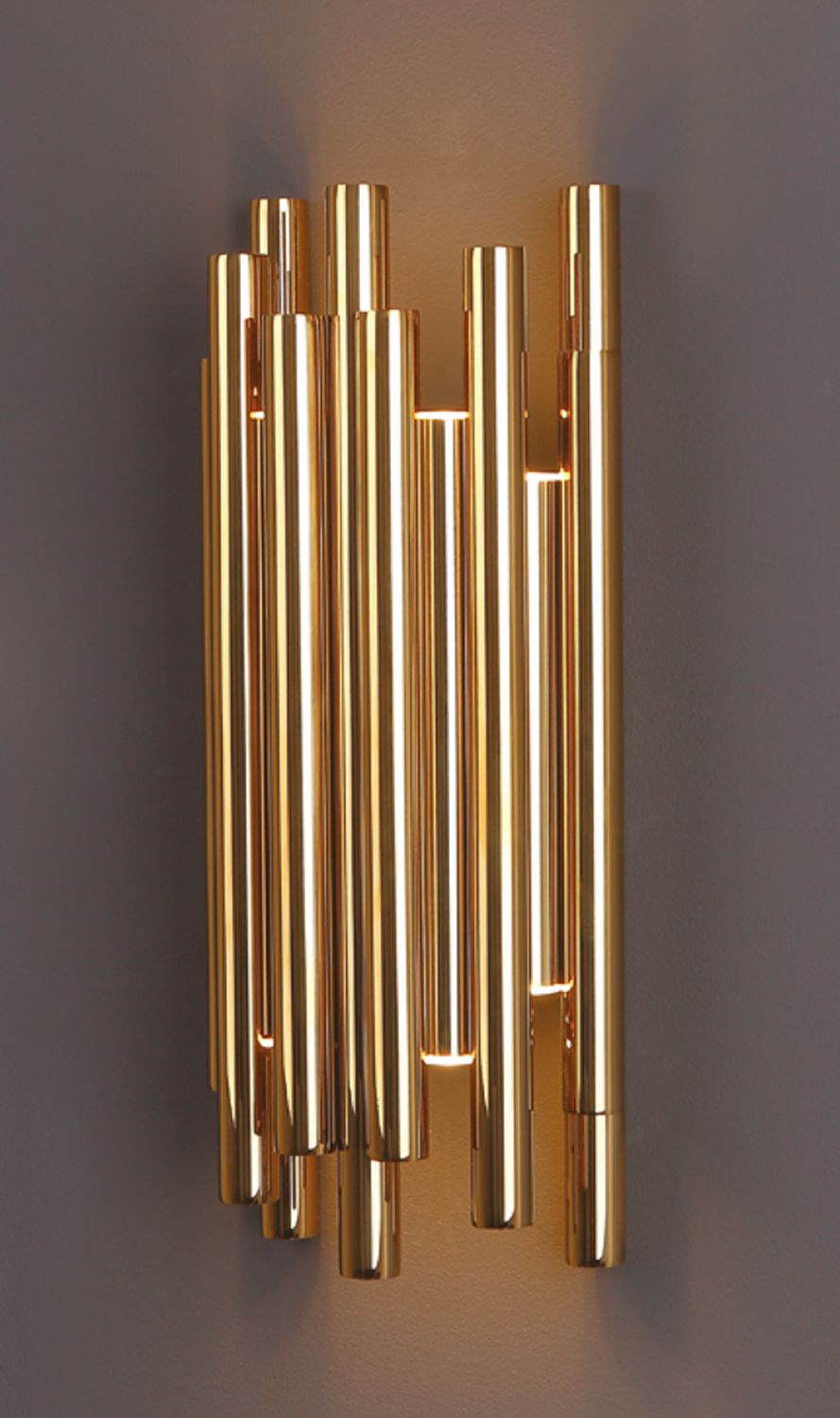 MaxLight Organic Gold kinkiet 8x1W złoty W0187