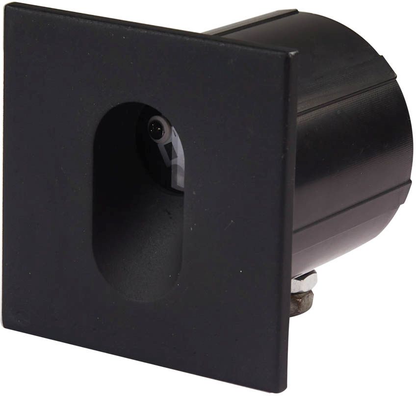 Italux Rovato 4K lampa przypodłogowa zewnętrzna 1x3 W czarny piaskowany ONFL-0224-4K