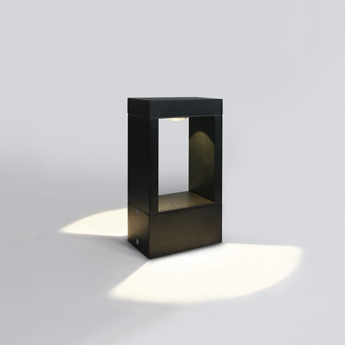 One Light Alezio kinkiet zewnętrzny 1x10 W czarny 67470/B/V