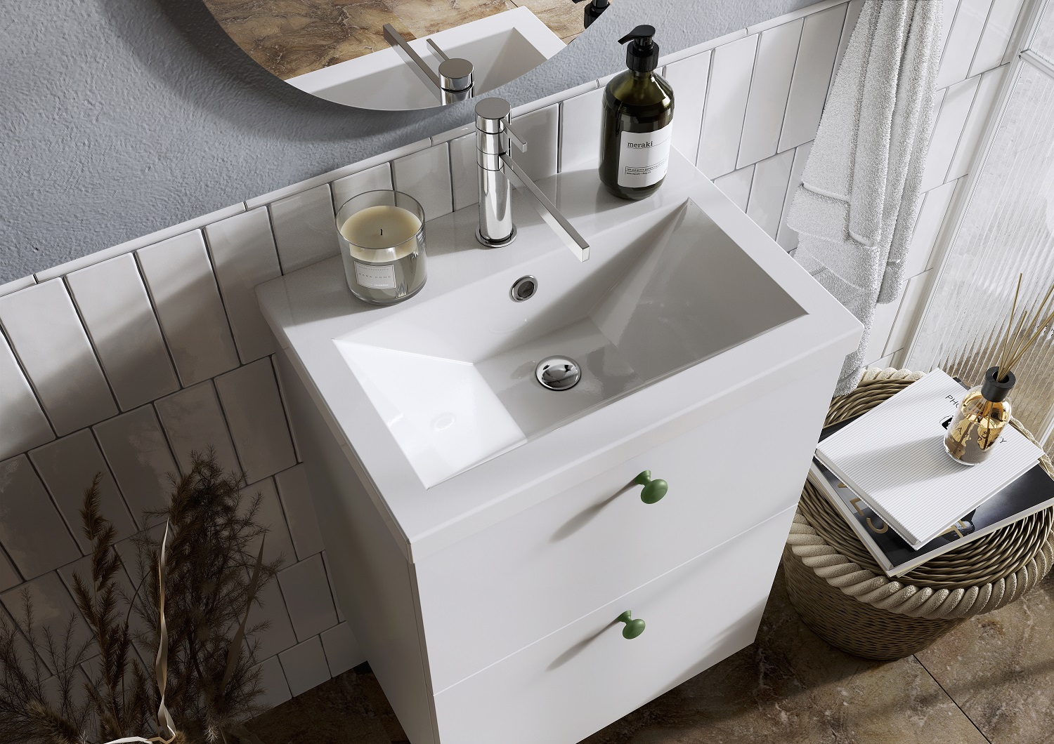 Elita Kido uchwyt do szafki zielony mat RE120000116700