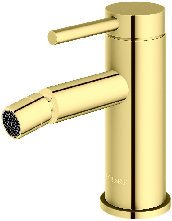 Kohlman Axel Gold bateria bidetowa stojąca złota QB130AGD