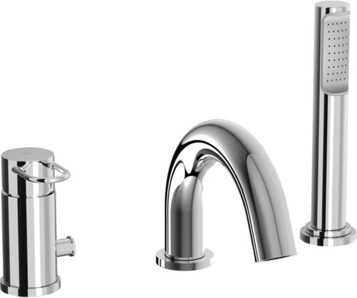 Paffoni Joker bateria wannowo-prysznicowa 3-otworowa chrom JK047CR