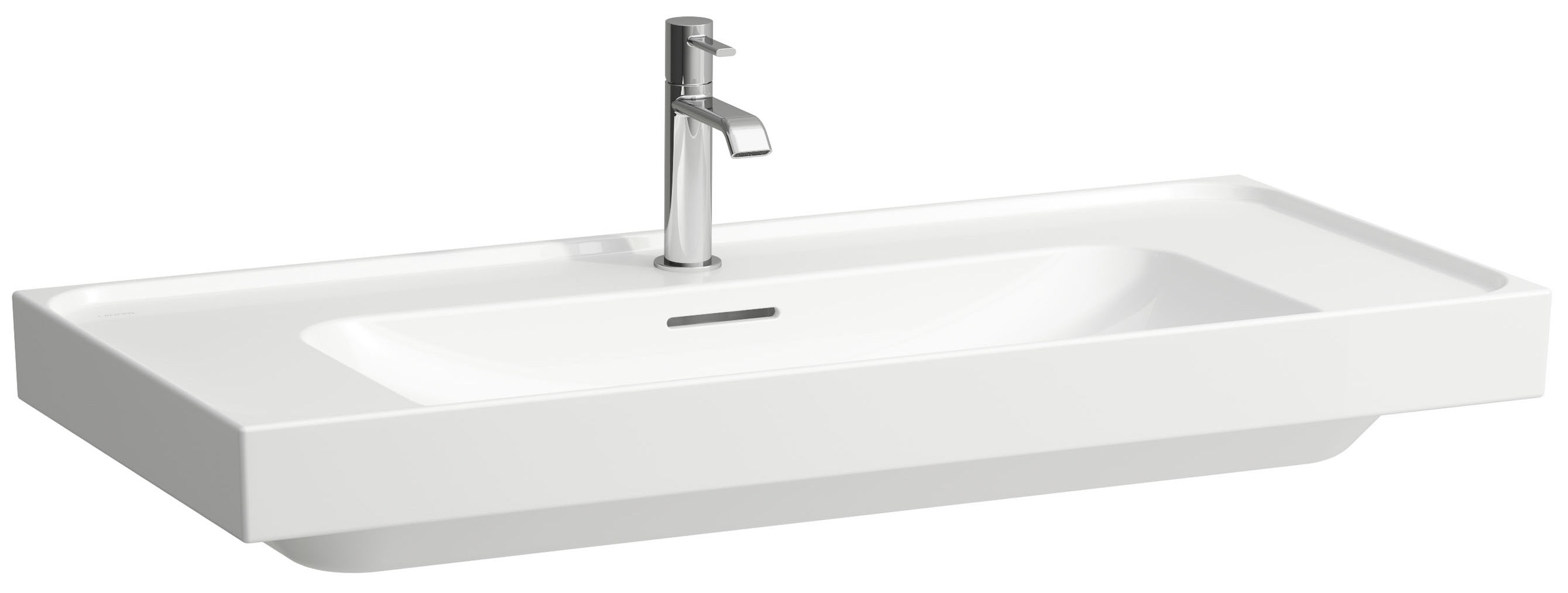 Laufen Meda umywalka 100x46 cm prostokątna ścienna biała H8161197571041