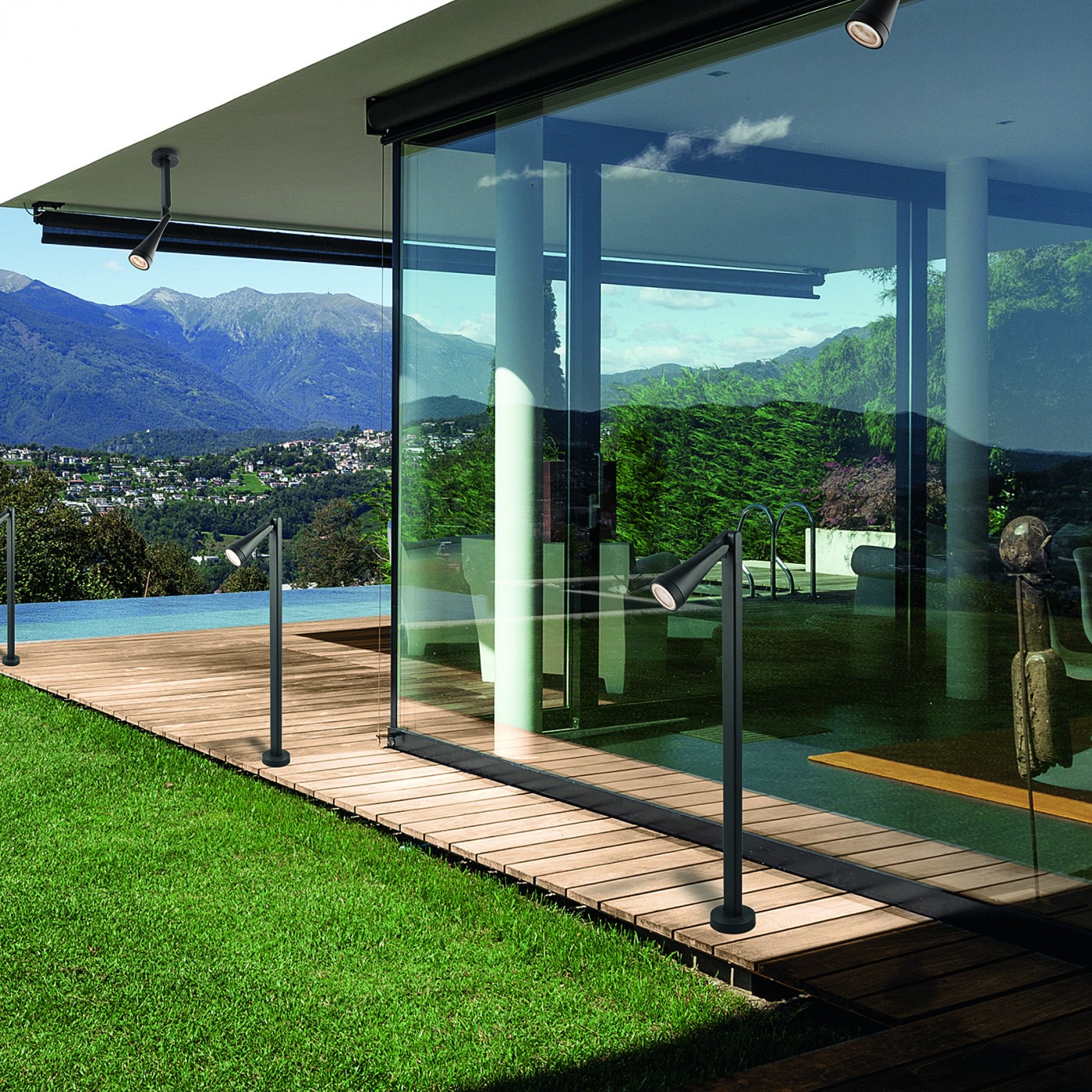 Nowodvorski Lighting Ottawa lampa stojąca 1x35W grafitowa 9563