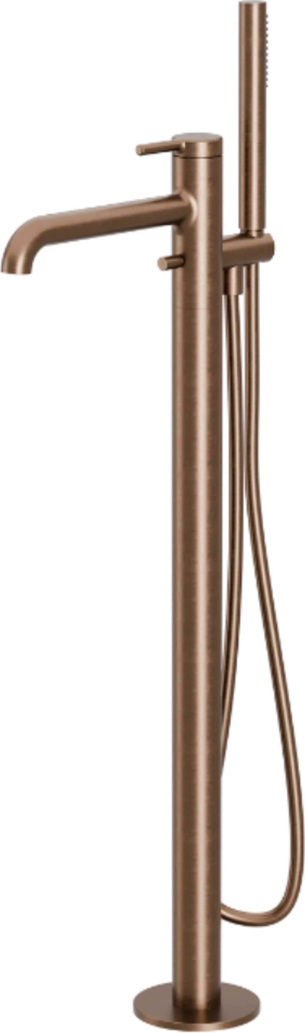 Excellent Delta Pi bateria wannowo-prysznicowa wolnostojąca miedź szczotkowana AREX.1254CB