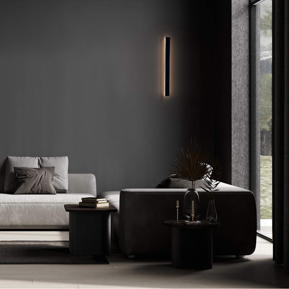 Light Prestige Bodo kinkiet 1x18 W czarny LP-789/1W 60 BK