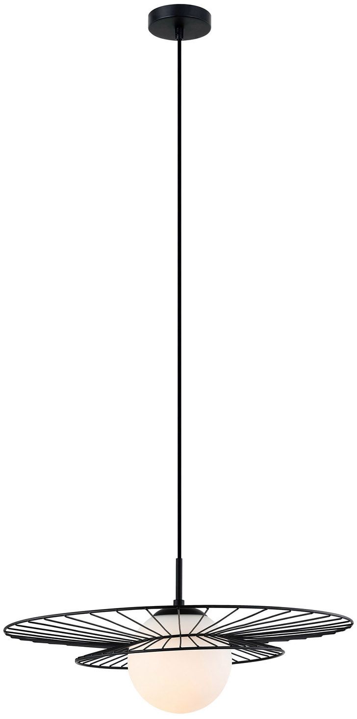 Italux Alison lampa wisząca 1x40 W czarna MDM-4001/1BK