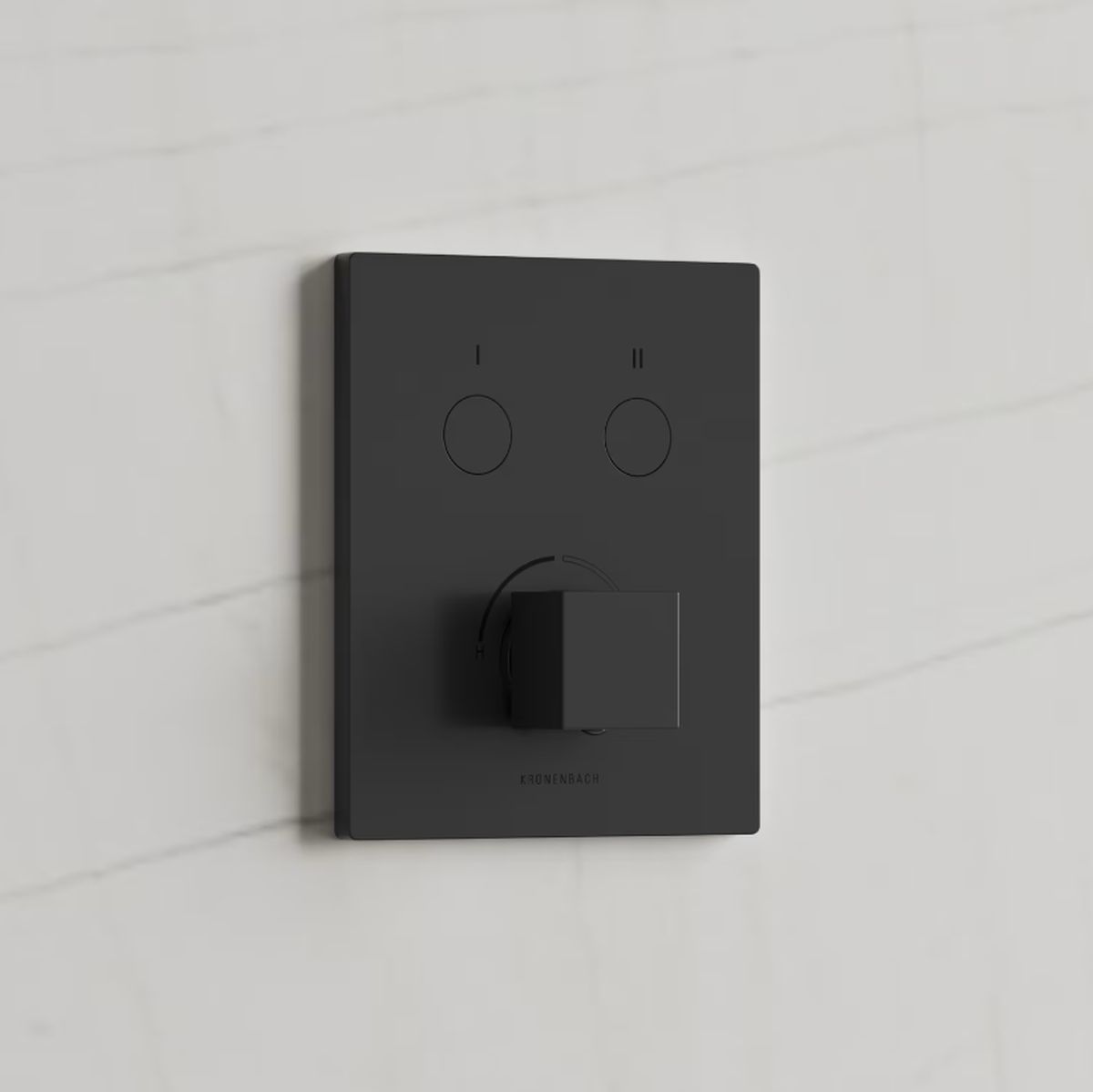 Kronenbach Smart Push bateria wannowo-prysznicowa podtynkowa czarny mat 19045002SM