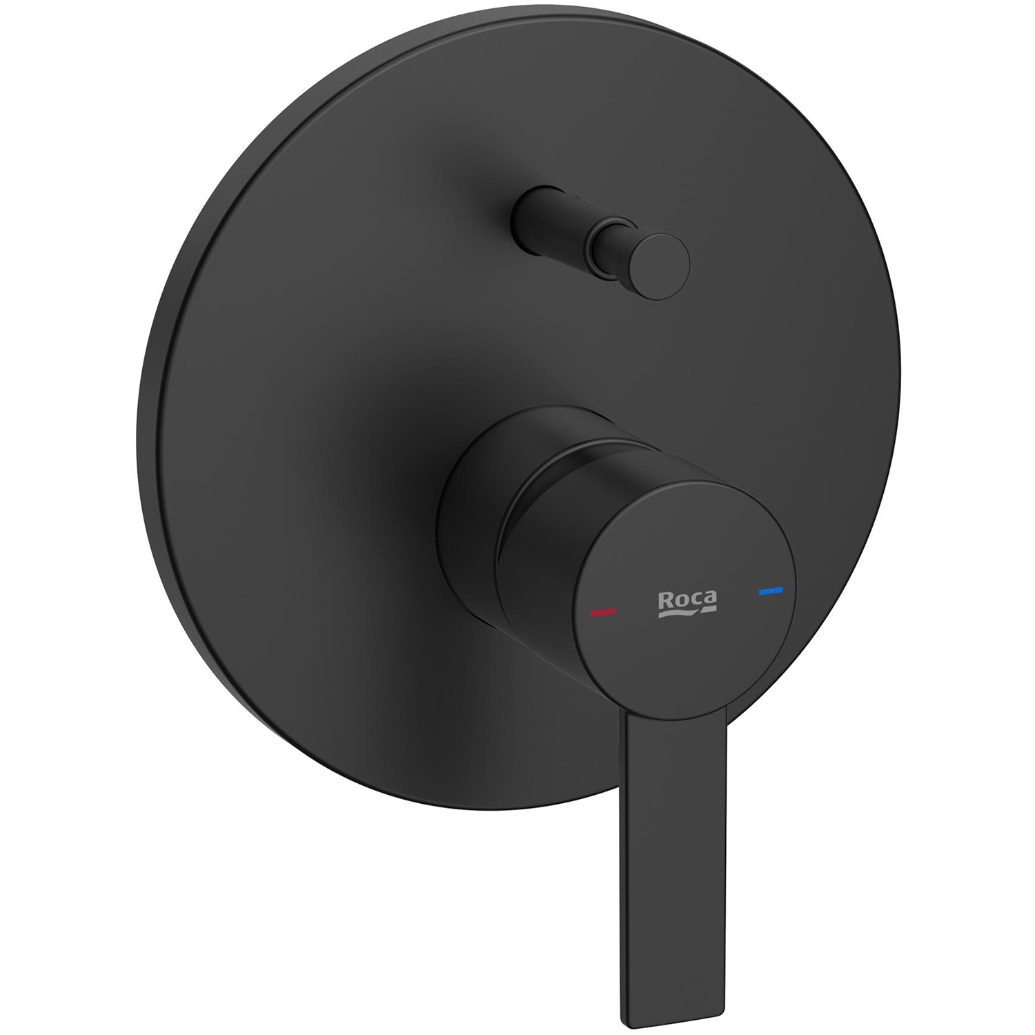 Roca Targa bateria wannowo-prysznicowa podtynkowa czarny mat A5A0B5FNB0