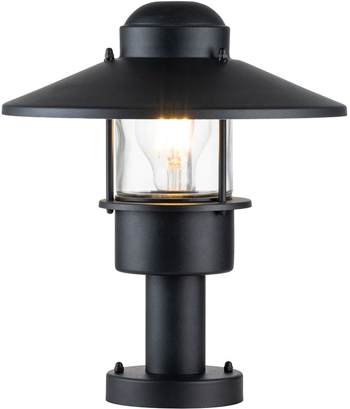 Elstead Lighting Klampenborg lampa stojąca zewnętrzna 1x60 W czarna KLAMPENBORG-PED-BK