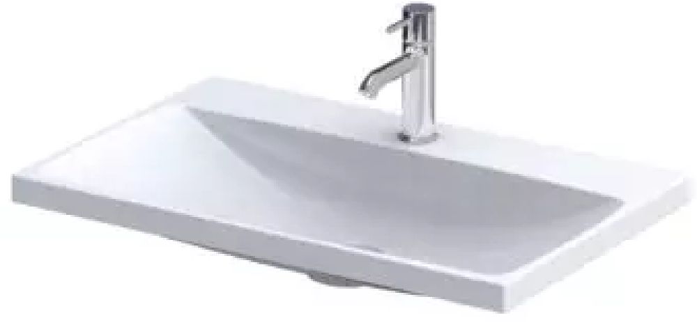 Oristo Compact umywalka 60x38 cm prostokątna meblowa biała UME-C-ET-60-92