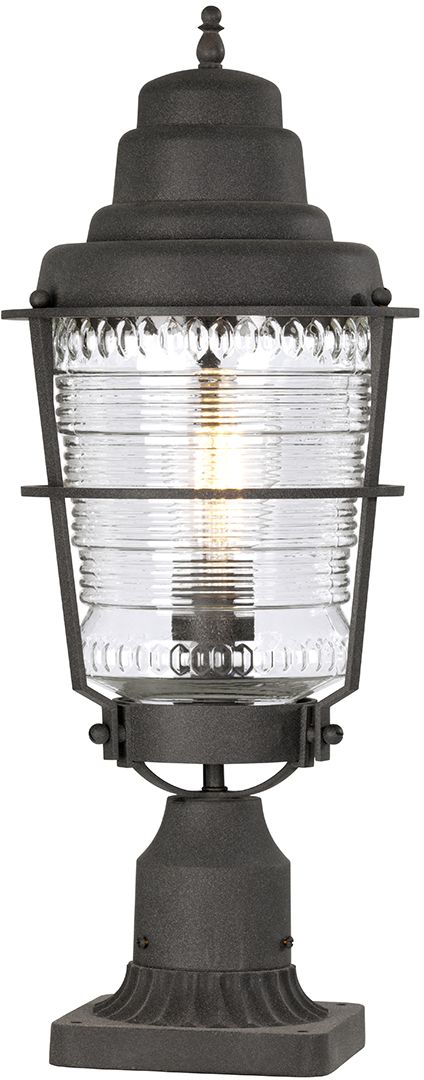 Quintiesse Chance Harbor lampa stojąca zewnętrzna 1x60 W postarzany cynk QN-CHANCE-HARBOR3