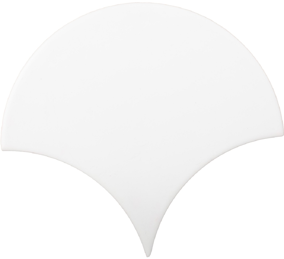 Cil Decor Escama White Mat dekor ścienny 15,5x17 cm