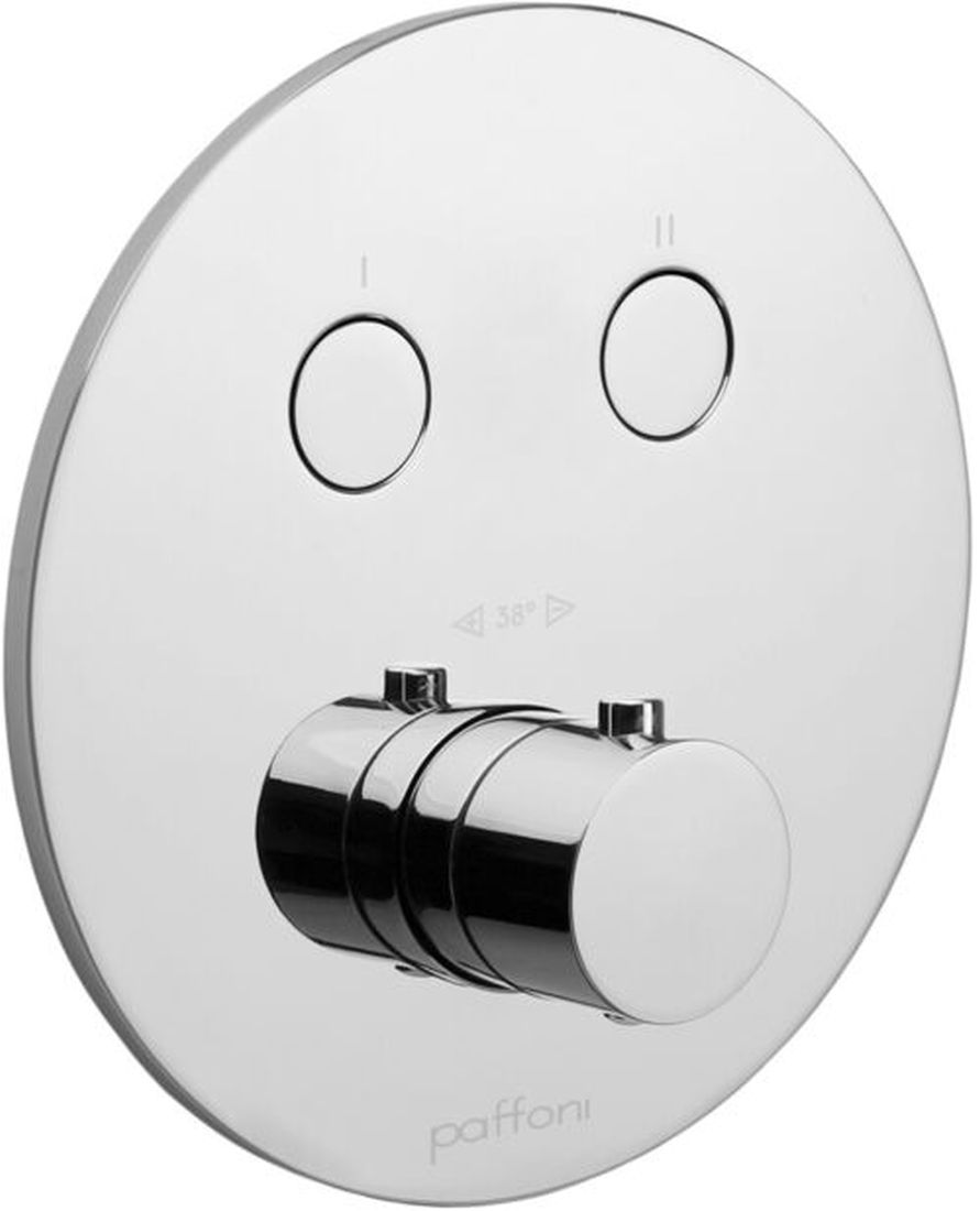 Paffoni bateria wannowo-prysznicowa podtynkowa termostatyczna chrom CPT018CR