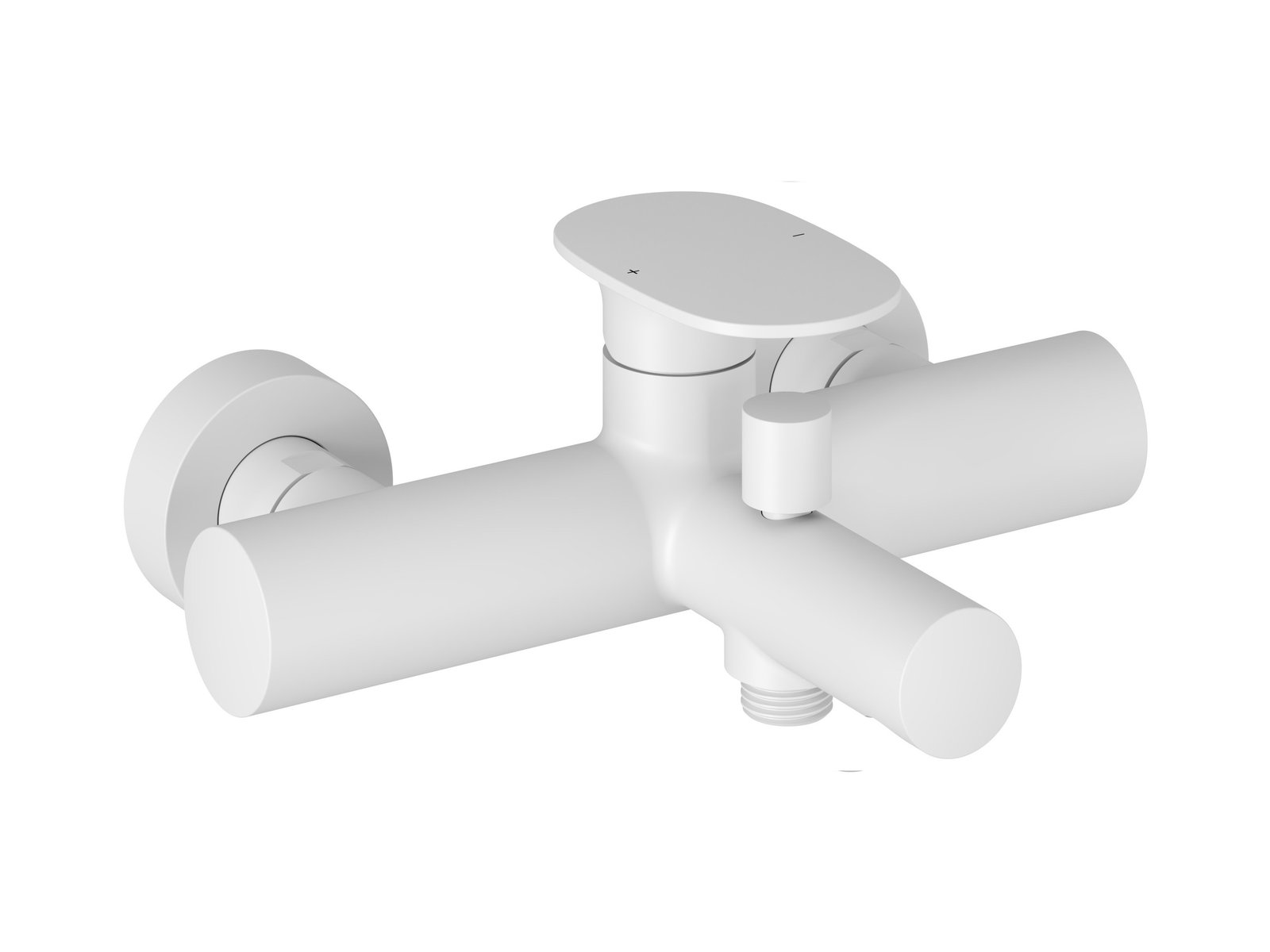 Ravak Spring bateria wannowo-prysznicowa ścienna biała X070569