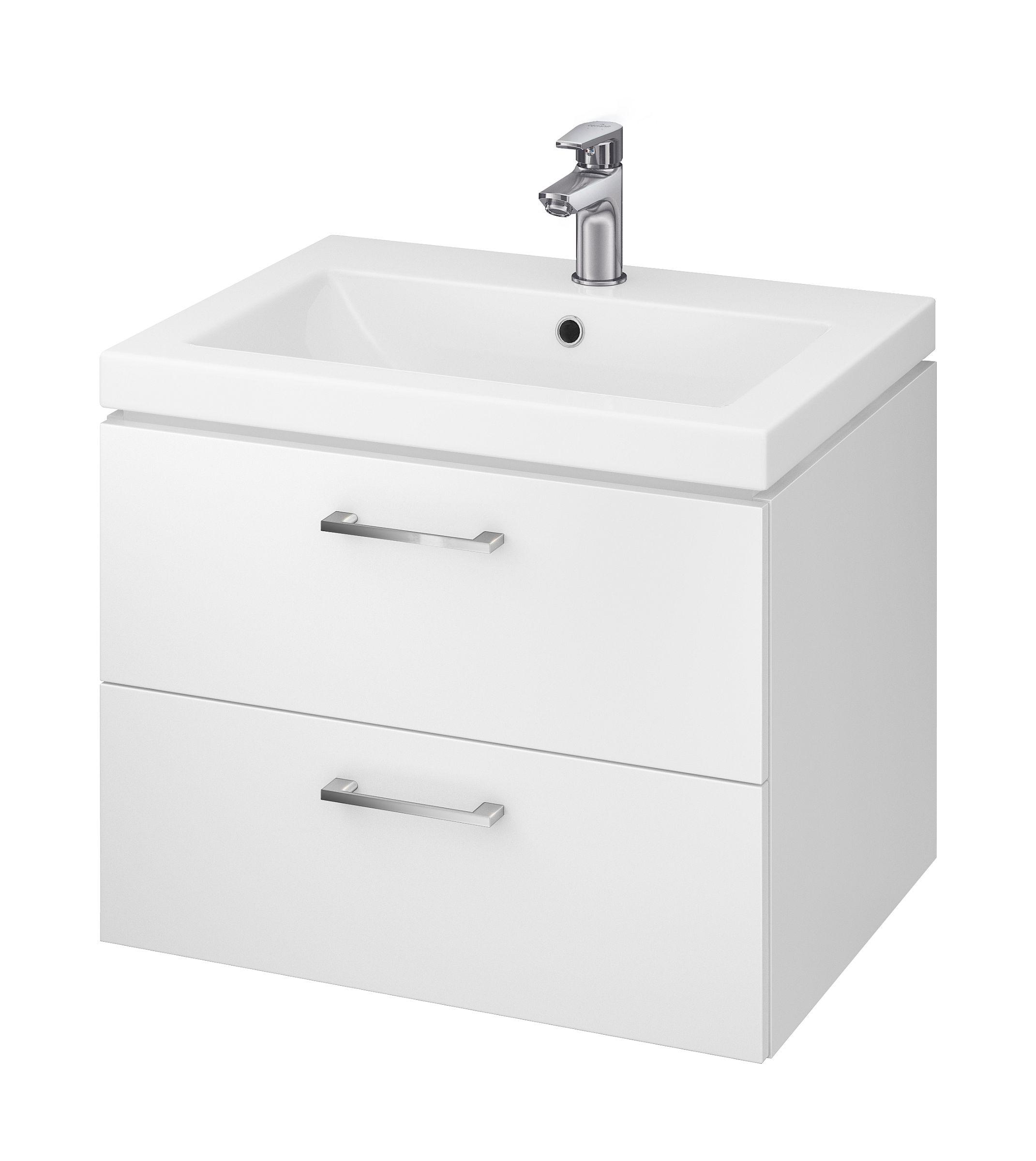 Cersanit Lara umywalka z szafką 60 cm zestaw meblowy biały S801-147-DSM