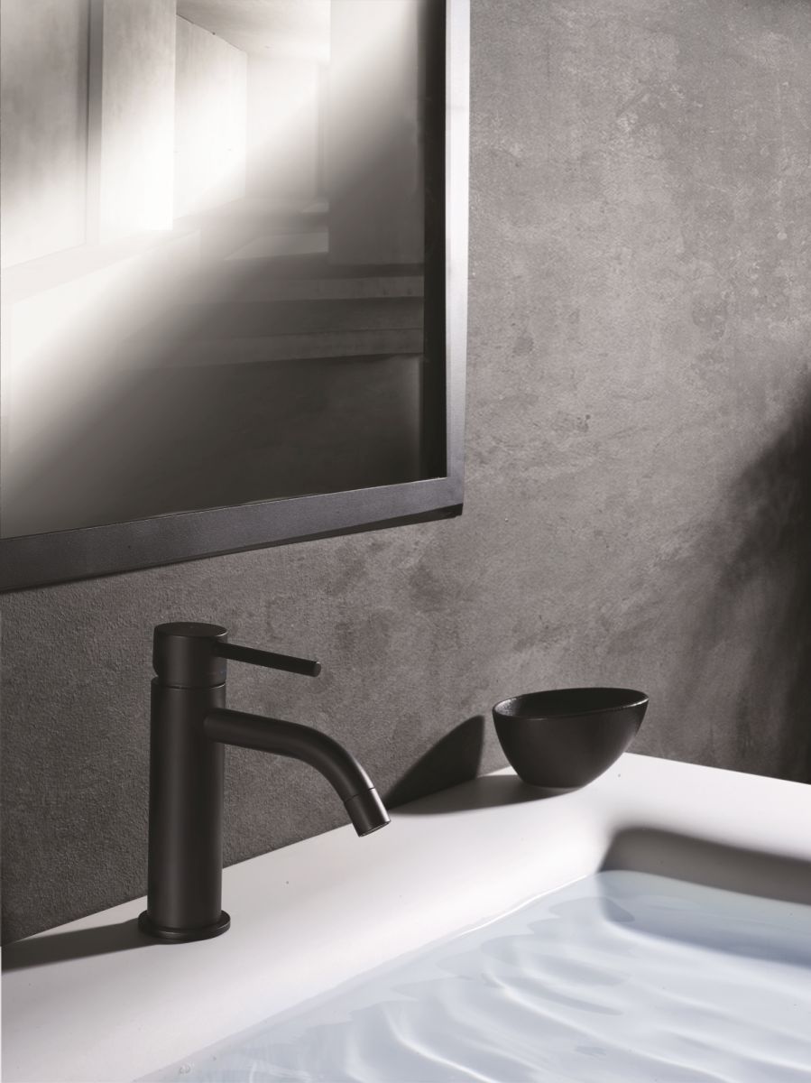 Paffoni Light bateria umywalkowa czarny mat LIG071NO