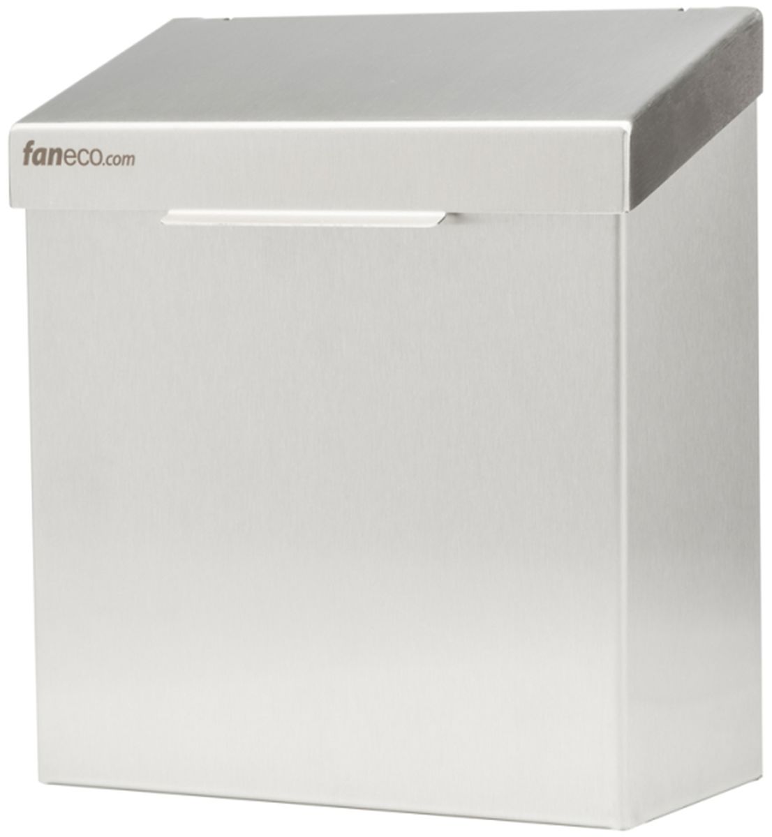 Faneco Luna kosz na śmieci 4,2 l ścienny stal szczotkowana mat WB4SNB - Wysyłka w 24h