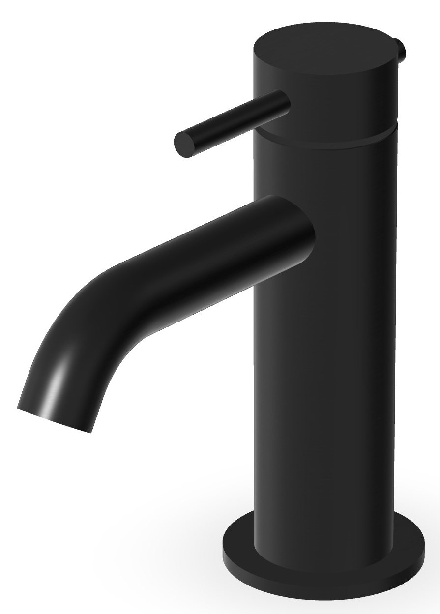 Zucchetti Helm bateria umywalkowa stojąca czarna ZHE687.XP81