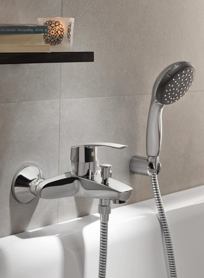 Grohe Eurosmart bateria wannowo-prysznicowa ścienna chrom 33300002 - Wysyłka w 24h