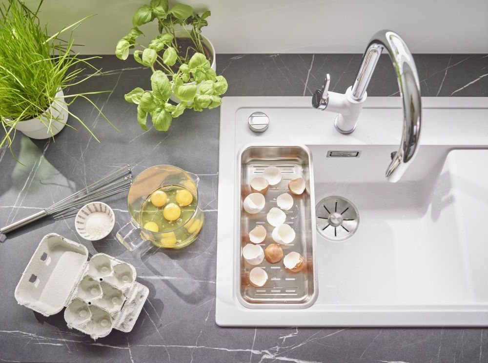 Blanco Zenar XL 6 S zlewozmywak 100x51 cm z Silgranit PuraDur lewy biały 524001