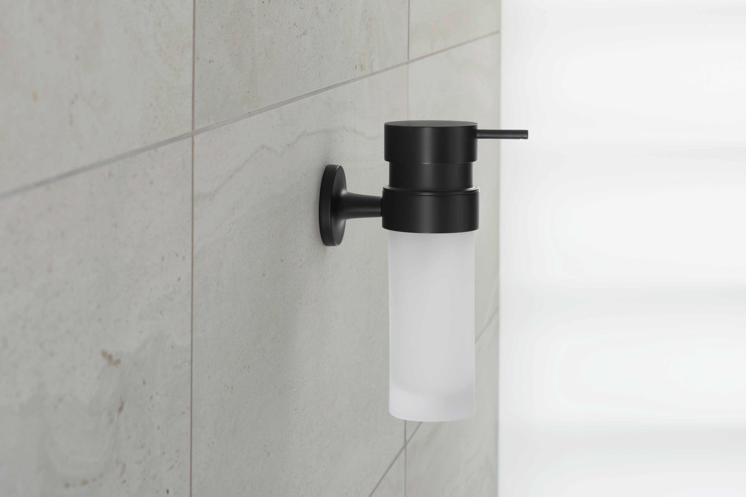 Duravit Starck T dozownik do mydła 200 ml czarny-biały 0099354600