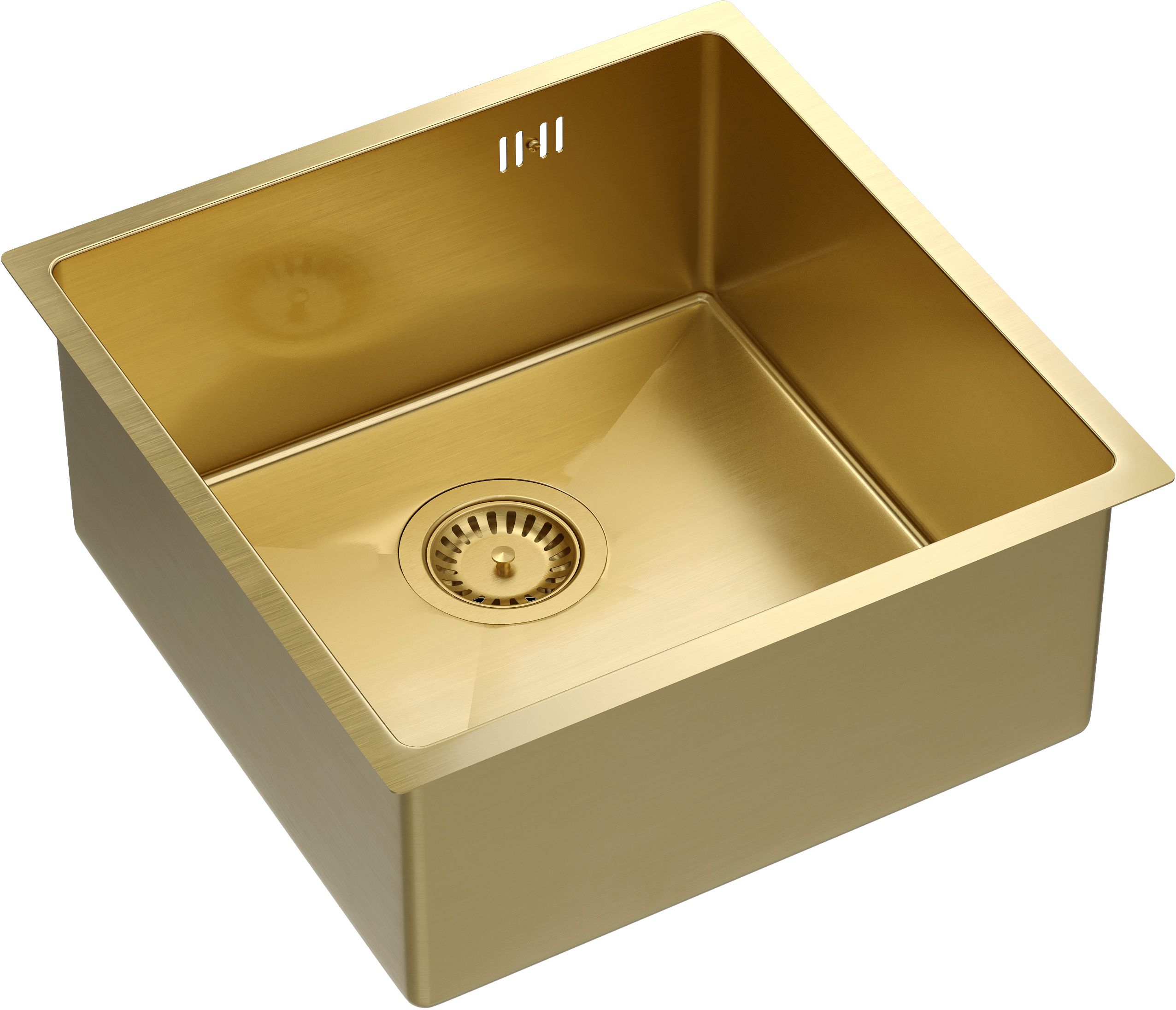 Quadron Anthony zlewozmywak stalowy 44x44 cm złoty MF4444PVDBSG1