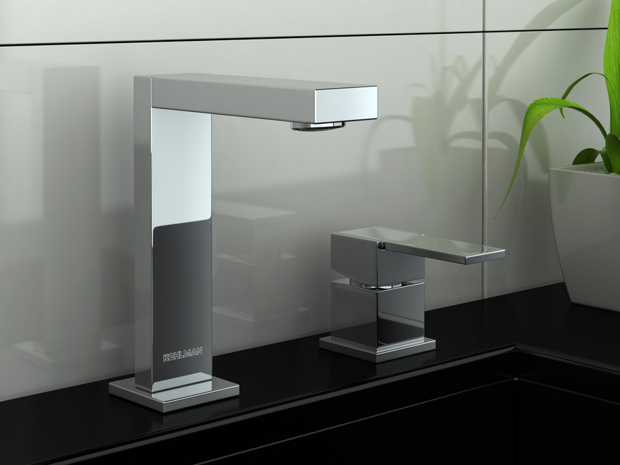 Kohlman Excelent bateria umywalkowa stojąca 2-otworowa chrom QB205H