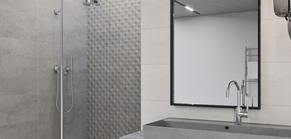 Paradyż Minimal Stone mozaika ścienna 29,8x29,8 cm prasowana grafitowy mat