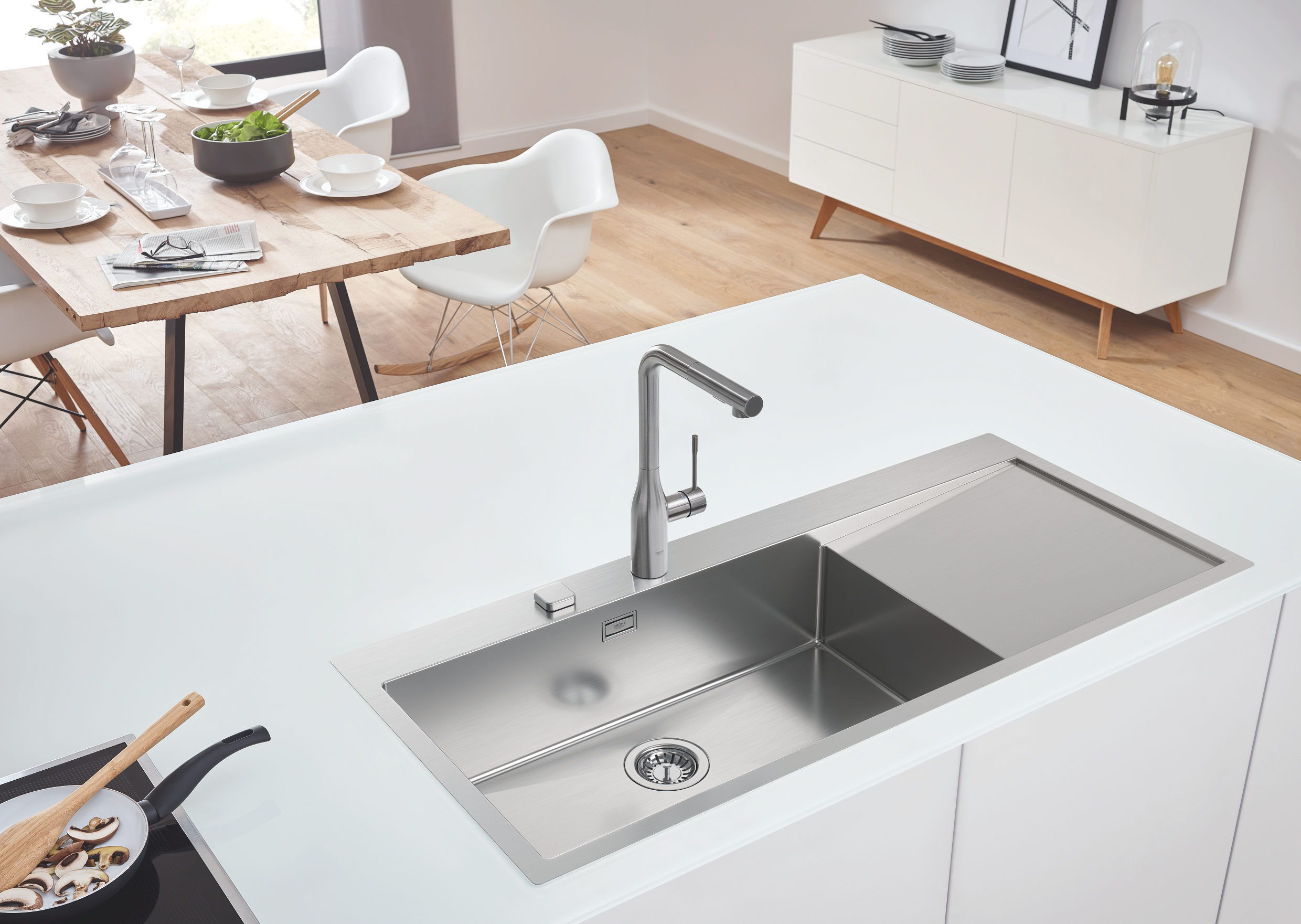 Grohe K1000 zlewozmywak 116x52 cm stal szlachetna 31581SD1
