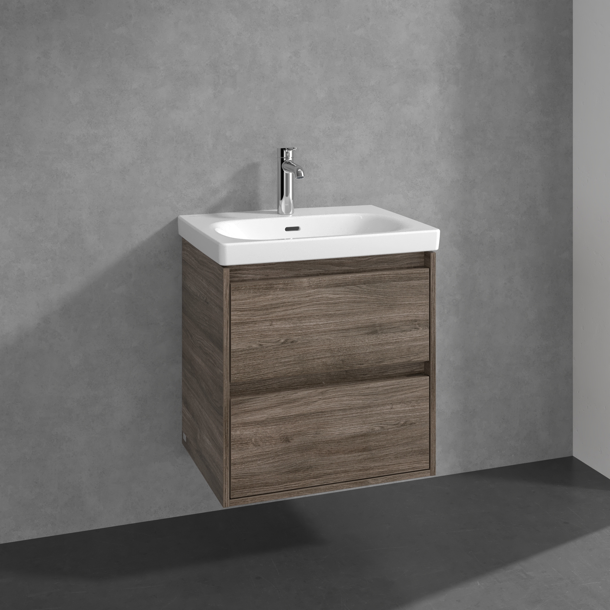 Villeroy & Boch Skyla szafka 57,2x43,9x59,6 cm podumywalkowa wisząca Stone Oak C79400RK