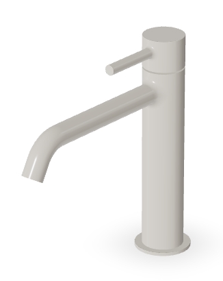 Zucchetti Pan S bateria umywalkowa stojąca Glossy Gesso ZPA553.J3