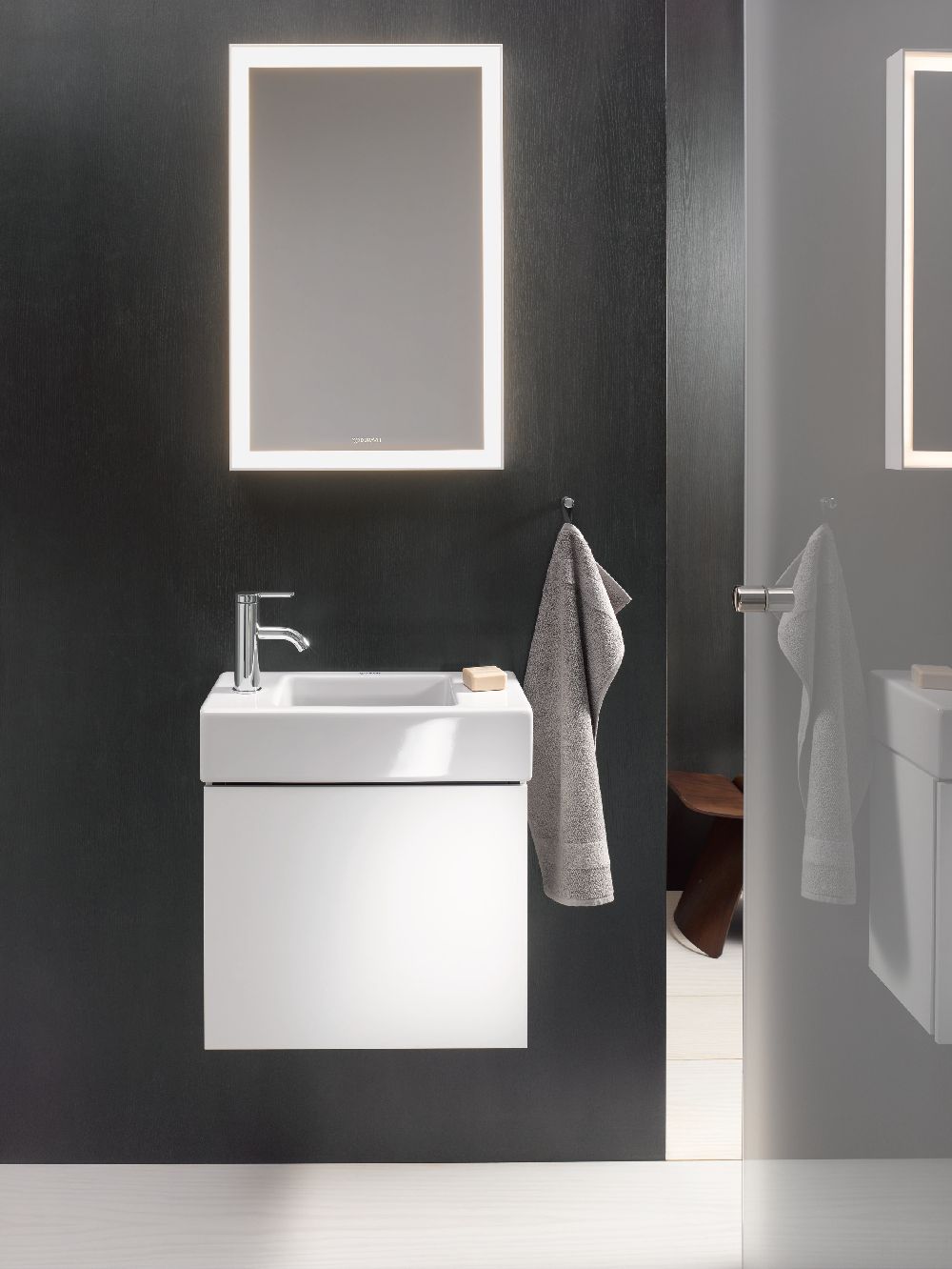 Duravit C.1 bateria umywalkowa stojąca S chrom C11010002010