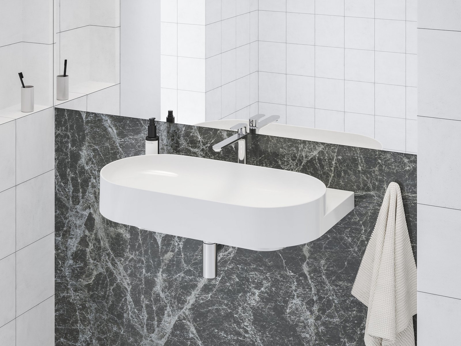 Ravak Eleganta bateria umywalkowa stojąca BeCool chrom X070414