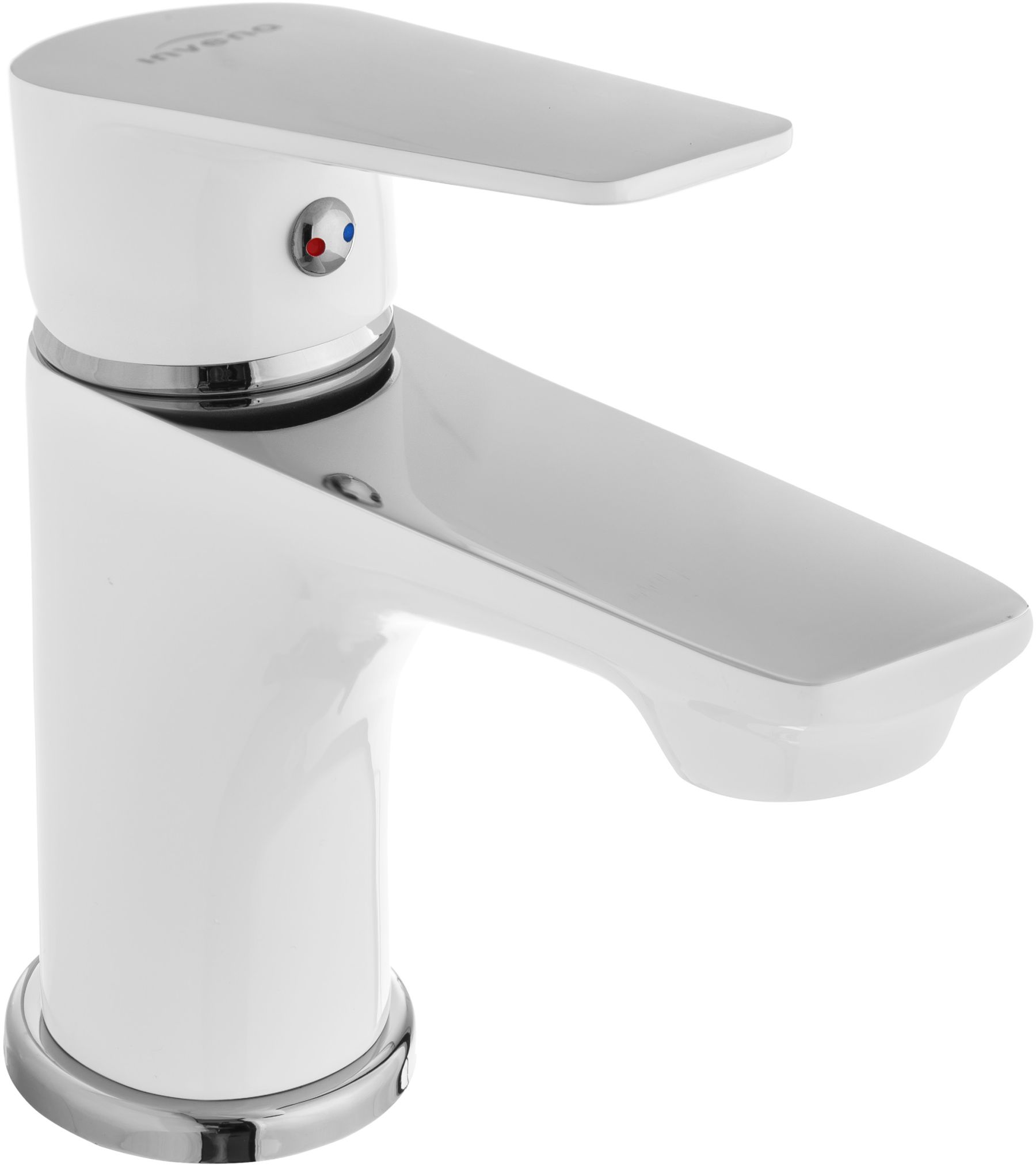 Invena Dokos bateria umywalkowa biała/chrom BU-19-002 - Wysyłka w 24h