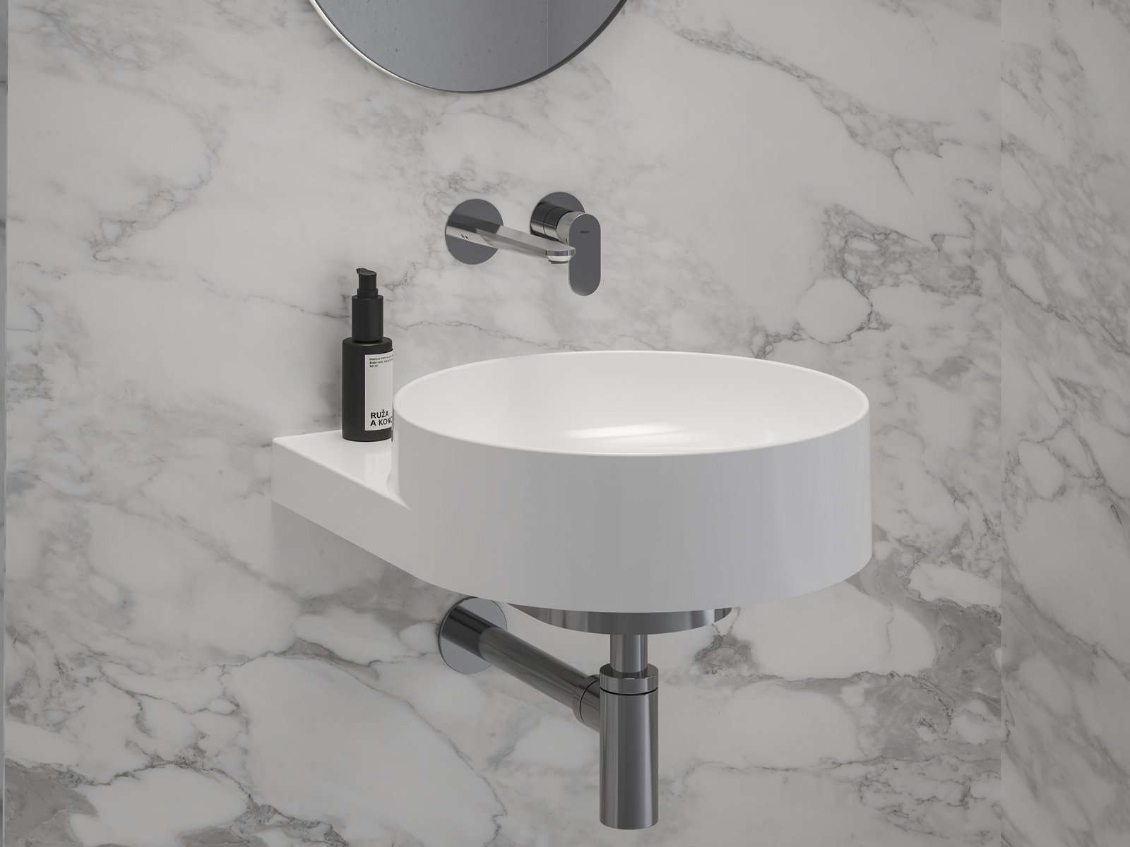 Ravak Eleganta bateria umywalkowa podtynkowa chrom X070212