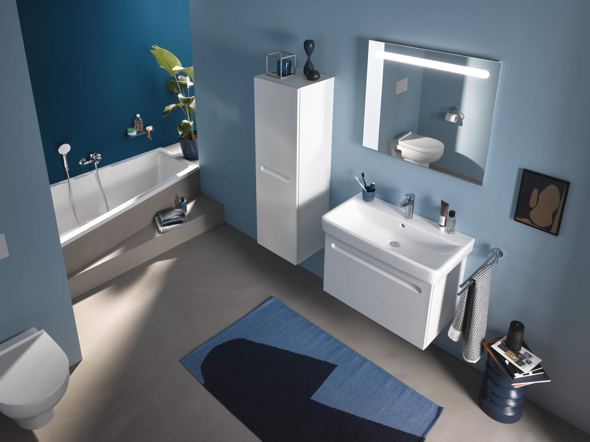 Duravit No.1 szafka 74 cm podumywalkowa wisząca biały mat N14283018180000